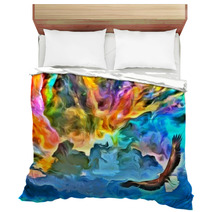 Eagle In Heavens Painting Bedding 103961685