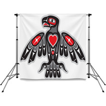 Eagle Native American Style Backdrops 42791594