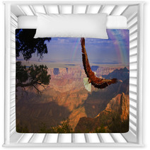 Eagle Takes Flight Over Grand Canyon USA Nursery Decor 64815174