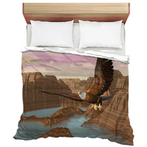 Eagle Upon Canyons - 3D Render Bedding 54544583
