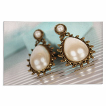 Earrings With Pearls Rugs 56882359