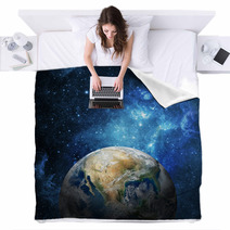 Earth And Galaxy Blankets 51146793