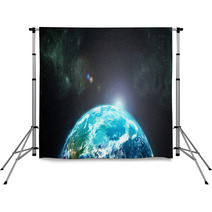 Earth From Outer Space Backdrops 64180063
