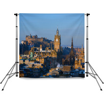 Edinburgh Morning Skyline Backdrops 64902622