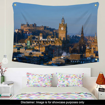Edinburgh Morning Skyline Wall Art 64902622