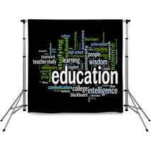 Education Word Cloud Backdrops 62664749