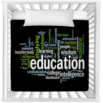 Education Word Cloud Nursery Decor 62664749