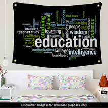 Education Word Cloud Wall Art 62664749