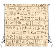 Egyptian Hieroglyphics Background Backdrops 68845571