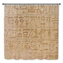 Egyptian Hieroglyphics Bath Decor 56531614
