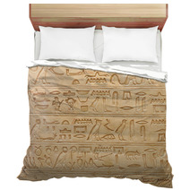 Egyptian Hieroglyphics Bedding 56531614