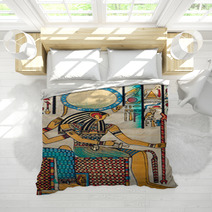 Egyptian History Concept With Papyrus Bedding 39479509