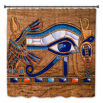 Egyptian Papyrus Horus Eye Bath Decor 5999467