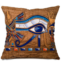 Egyptian Papyrus Horus Eye Pillows 5999467
