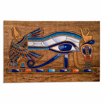 Egyptian Papyrus Horus Eye Rugs 5999467