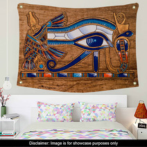 Egyptian Papyrus Horus Eye Wall Art 5999467