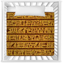 Egyptian Seamless Hieroglyphs Pattern Nursery Decor 31847994