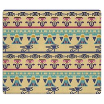 Egyptian Vintage Ethnic Seamless Pattern Rugs 114113341