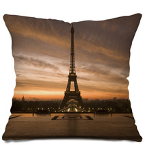 Eiffel At Dawn Pillows 1865769