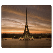 Eiffel At Dawn Rugs 1865769