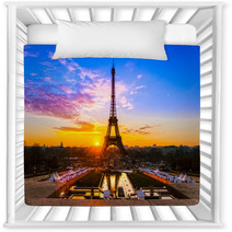Eiffel Tower At Sunrise, Paris. Nursery Decor 58384860