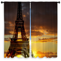 Eiffel Tower, Paris Window Curtains 36292327