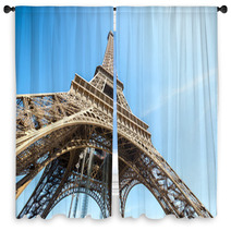 Eiffel Tower Paris Window Curtains 66973729