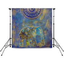 Elefant Collage Backdrops 6366606