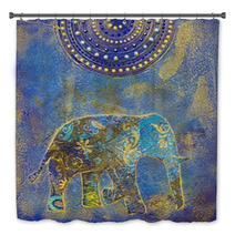 Elefant Collage Bath Decor 6366606