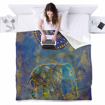 Elefant Collage Blankets 6366606