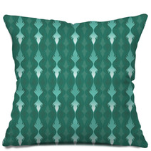 Elegant Teal Pattern Pillows 50899388