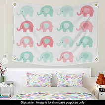 Elephant Wall Art 163042303