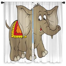 Elephant Window Curtains 2161295