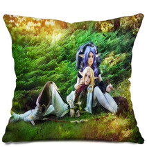 Elves From The Woods Pillows 37275533