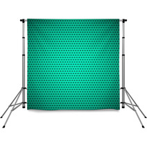 Emerald Background With Circle Perforated Pattern Backdrops 59237319
