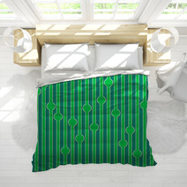 Emerald Green Background Bedding 50847759