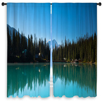 Emerald Lake Lodge Window Curtains 62343686