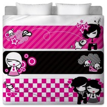 Emo Banners Bedding 19026679