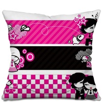 Emo Banners Pillows 19026679