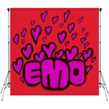 Emo Hearts Backdrops 53286559