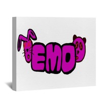 Emo Pets Wall Art 53286793