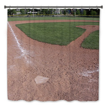 Empty Baseball Field Bath Decor 53944650
