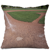 Empty Baseball Field Pillows 53944650