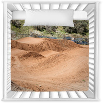 Empty Cyclocross Track With The Bumpy Dirt Course Nursery Decor 86729577