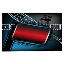 Empty Frame For Movies Rugs 15107289