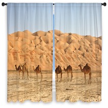 Empty Quarter Camels Window Curtains 25614840