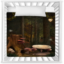 Enchanted Nature Series - Enchanted Mushrooms Place Nursery Decor 57861967