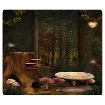 Enchanted Nature Series - Enchanted Mushrooms Place Rugs 57861967