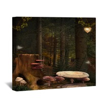 Enchanted Nature Series - Enchanted Mushrooms Place Wall Art 57861967