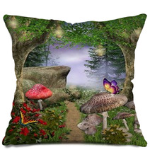 Enchanted Nature Series - Enchanted Pathway Pillows 42492128